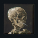 Imã Crânio com o cigarro queimado Vincent van Gogh Art<br><div class="desc">Vincent van Gogh (holandês, 1853-1890) Skull of a Skeleton with Burning Cigarette, 1885-86, Oil on canvas Unframed: 32 cm × 24, 5 cm (13 cm × 9, 6 pol) Trabalhos precoces de Vincent van Gogh. Esta pequena pintura faz parte da coleção permanente do Museu Van Gogh em Amsterdã. Era mais...</div>