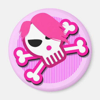 Imã Crânio de Emo em ímã