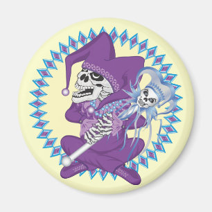 Imã Crânio de Jester Bonito