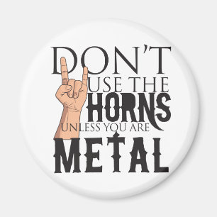 Imã Crânio de metal pesado