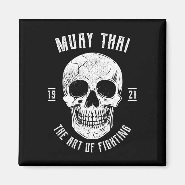 Imã Crânio de Muay Thai - Boxe Tailandesa e Kickboxing (Frente)