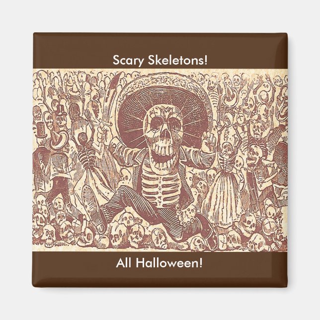 Imã Crânio de Oaxaca, La Calavera Oaxaqueña (Frente)