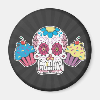 Imã Crânio e Cupcakes