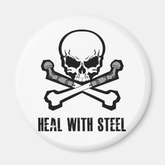 Imã Crânio e ossos cruzados