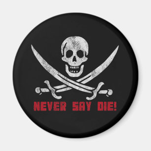 Imã Crânio e ossos cruzados