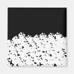 Imã Crânios assustadores do Halloween Lavadora Suja L