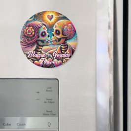 Imã Crânios de Açúcar no Passado Gize Personalizado