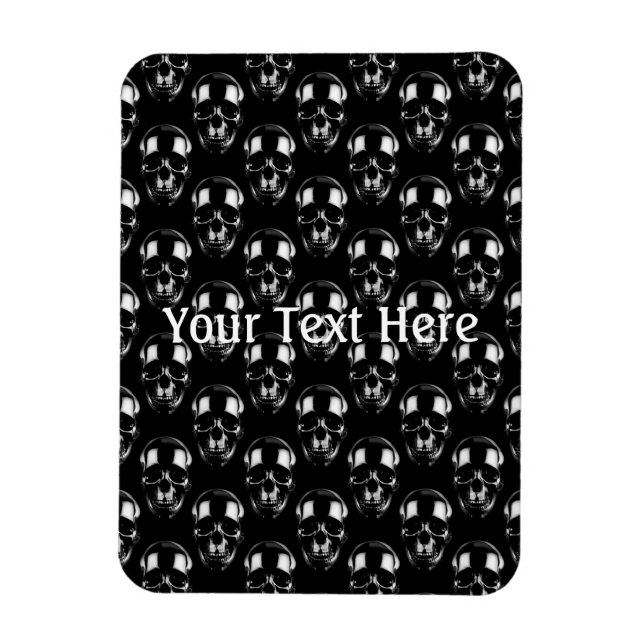 Ímã Crânios Escuros Queda (Vertical)