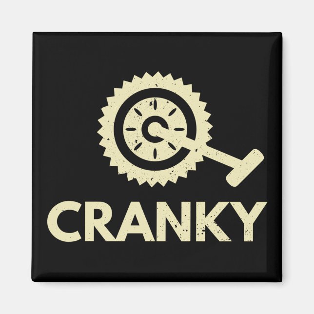 Imã Cranky / Bicicleta/ Ciclista (Frente)