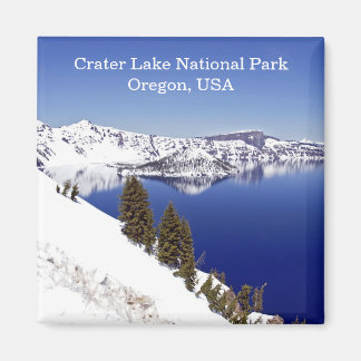 Imã Crater Lake National Park Oregon USA Viagem Magnet