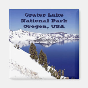 Imã Crater Lake National Park Oregon USA Viagem Magnet