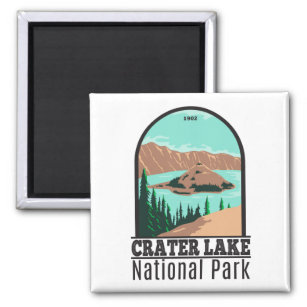 Imã Crater Lake National Park Oregon Vintage
