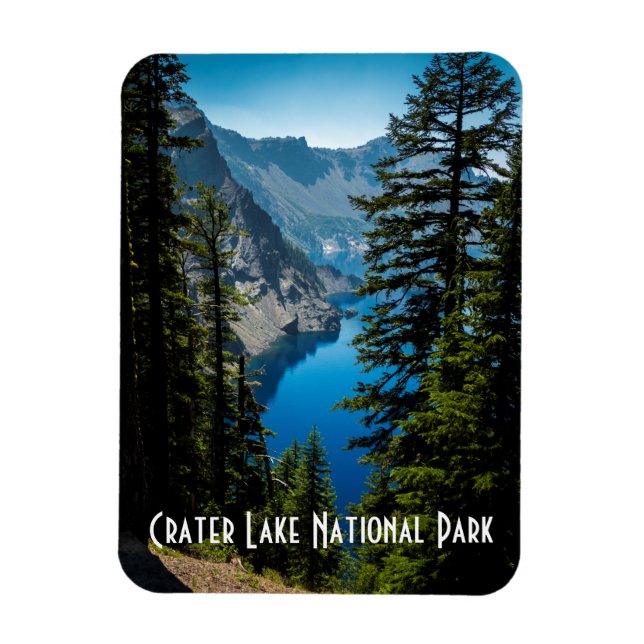 Ímã Crater Lake National Park Scenic Mountain Photo (Vertical)