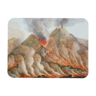 Ímã Cratera do Monte Vesúvio de um desenho original