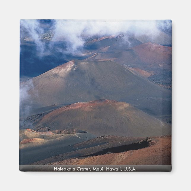 Imã Cratera Haleakala, Maui, Havaí, E.U.A. (Frente)