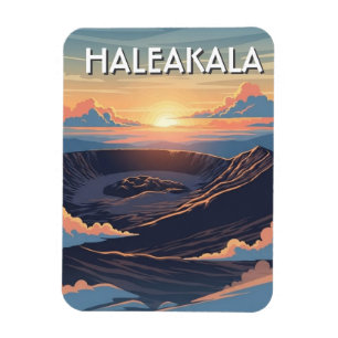 Ímã Cratera Haleakala Maui Havaí Viagem