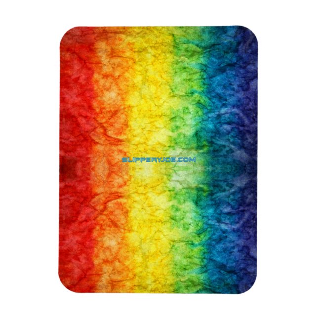 Ímã Crave de SlipperyJoe em cores de arco-íris da band (Vertical)
