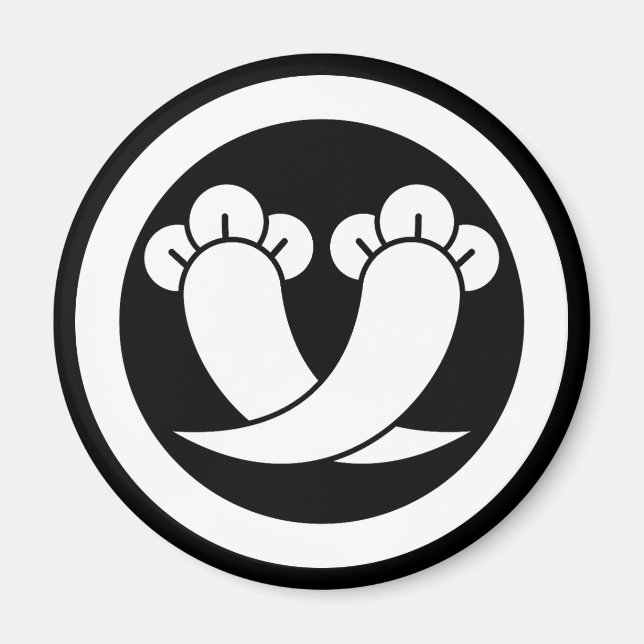 Imã Cravo intersectando em círculo (Frente)