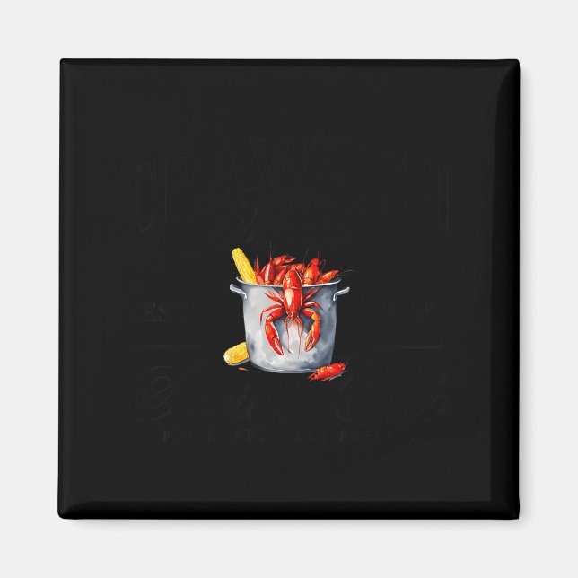 Imã Crawfish Boil Social Club Cajun Seafood Festival S (Frente)