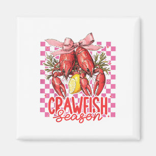 Imã Crawfish Season Crawfish Boil Lagosta Cajun Men Wo