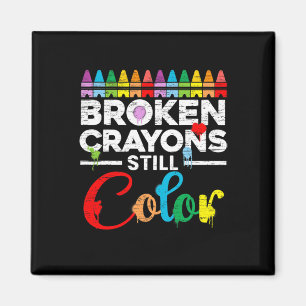 Imã Crayons Ainda Colorido Suporte à Consciência da Sa