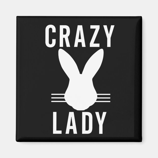 IMÃ CRAZY BUNNY LADY (Frente)