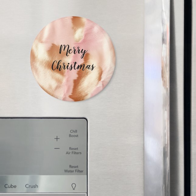 Imã Cream Rosa Tan Southwest Cowgirl Cowhide (In Situ (Fridge))