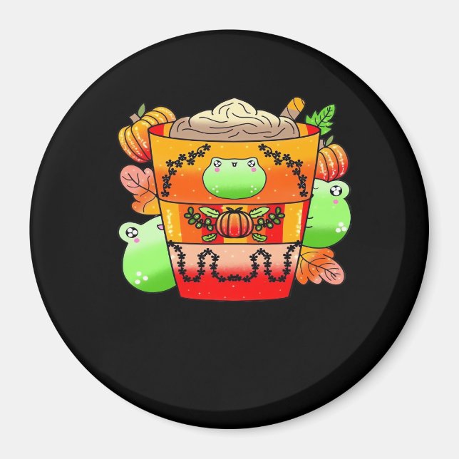 Imã Creamy Pumpkin Spice Latte Season (Frente)