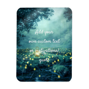 Ímã Create A Custom Quote - Glowworm Forest