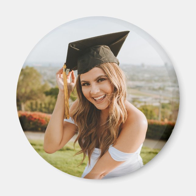 Imã Create Your Own Custom Graduate Photo (Frente)