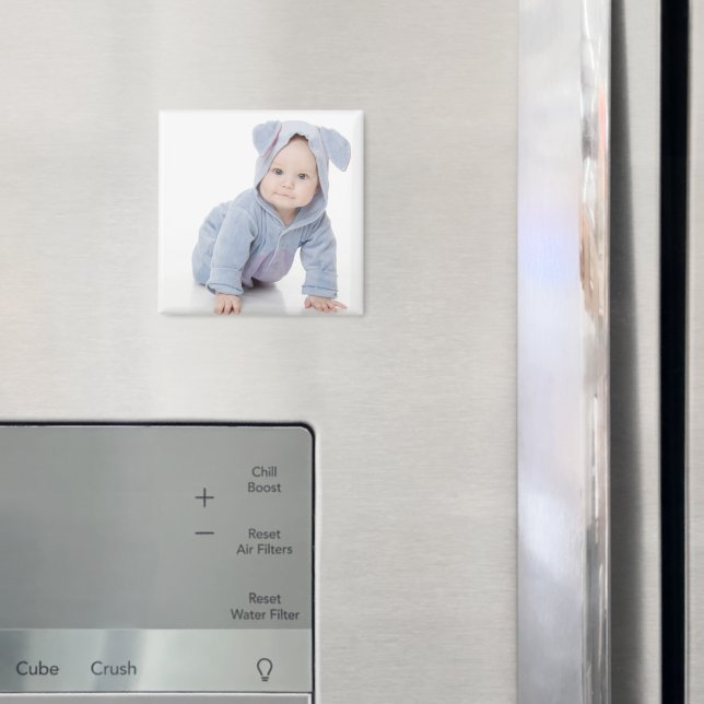 Imã Create Your Own Custom Kids Children Photo Modern (In Situ (Fridge))