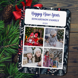 Ímã Create your own Happy New Year photo collage