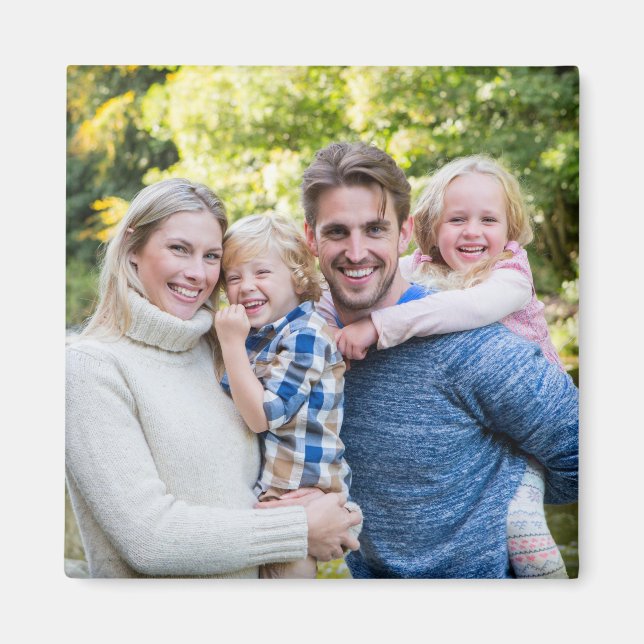 Imã Create Your Own Photo Custom Picture DIY (Frente)