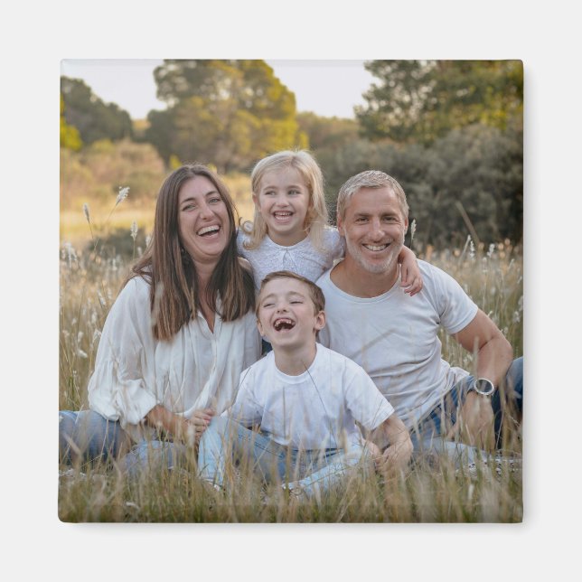 Imã Create Your Own Photo Custom Picture DIY (Frente)