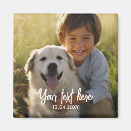 Imã Create your own Text and Photo 