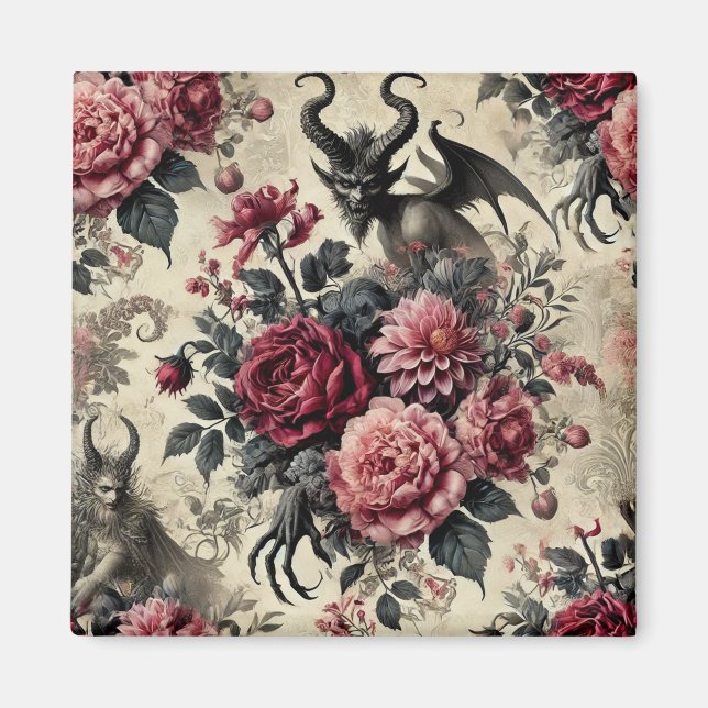 Imã Crematório 🔥-Rosa - Vitoriano Gótico (Frente)