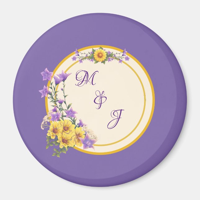 Imã Creme de Coleção de Jardim primavera (Frente)