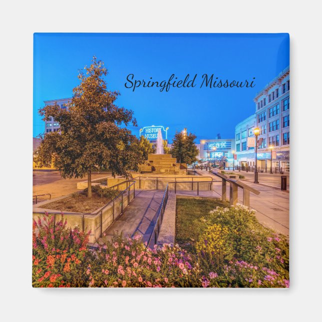 Imã Crepúsculo Na Praça Central Park (Frente)