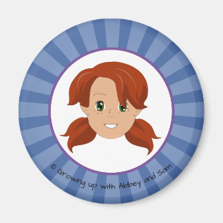 Imã Crescendo com Abbey e Sam Blue Magnet (Abbey)