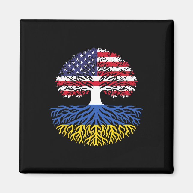 Imã Crescido Americano Raízes Ucranianas  (Frente)