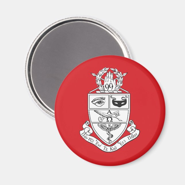 Imã Crest da Kappa Psi (Front/Back)