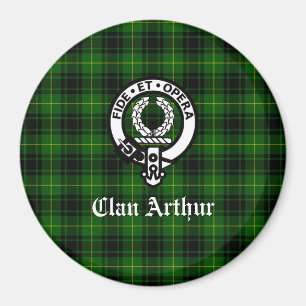 Imã Crest e Tartan do Clã Arthur / MacArthur