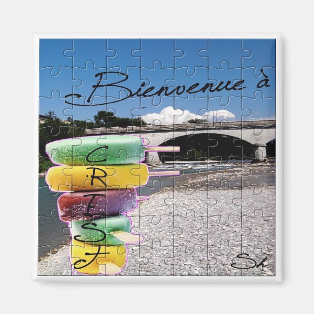 Imã Crest-Puzzle (Frente)