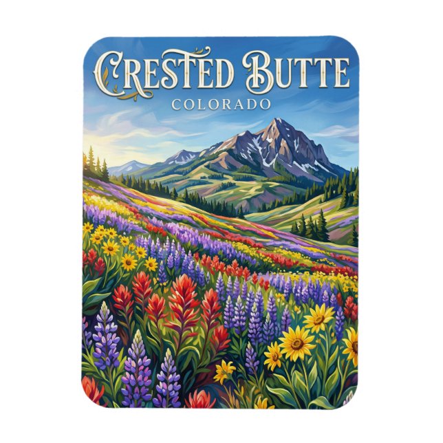 Ímã Crested Butte Colorado (Vertical)