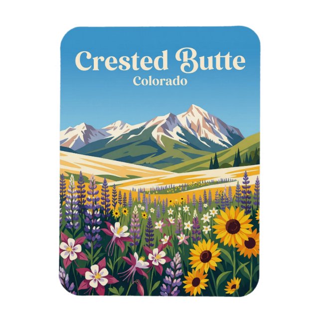 Ímã Crested Butte EUA (Vertical)