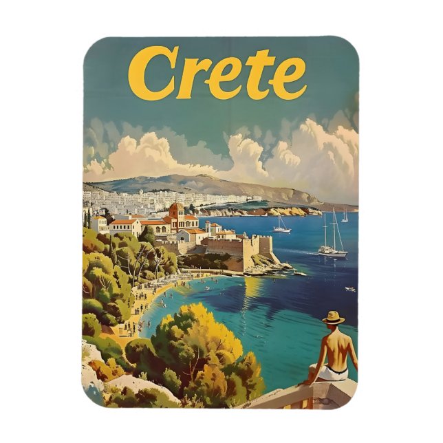 Ímã Crete Vintage (Vertical)