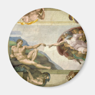 Imã Criação de Adão por Michelangelo, Vintage de Be
