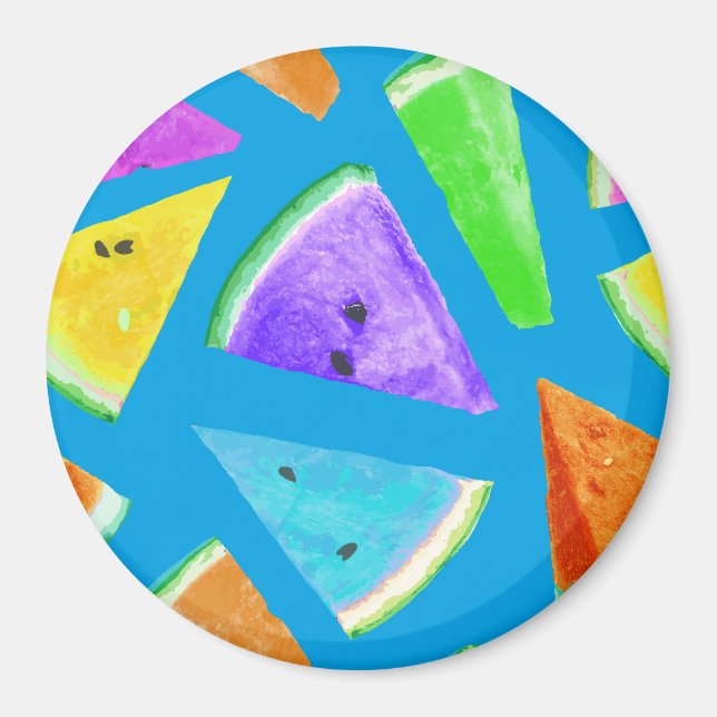 Imã Criação de Padrão de Melancia 10 (Frente)