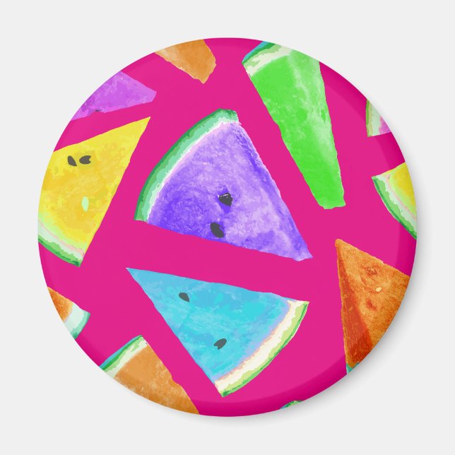 Imã Criação de Padrão de Melancia 9 (Frente)