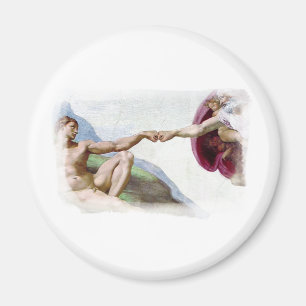 Imã Criação do Homem por Michelangelo - Cotovelada ent